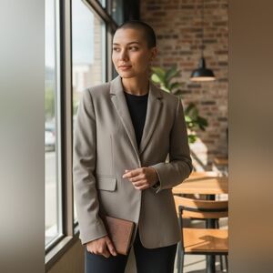 DKNY One Button Blazer Size 8